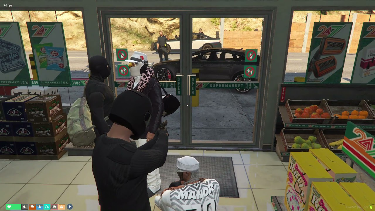 GTA RP Baylife , Braquage Magazin et course poursuite avec la Police