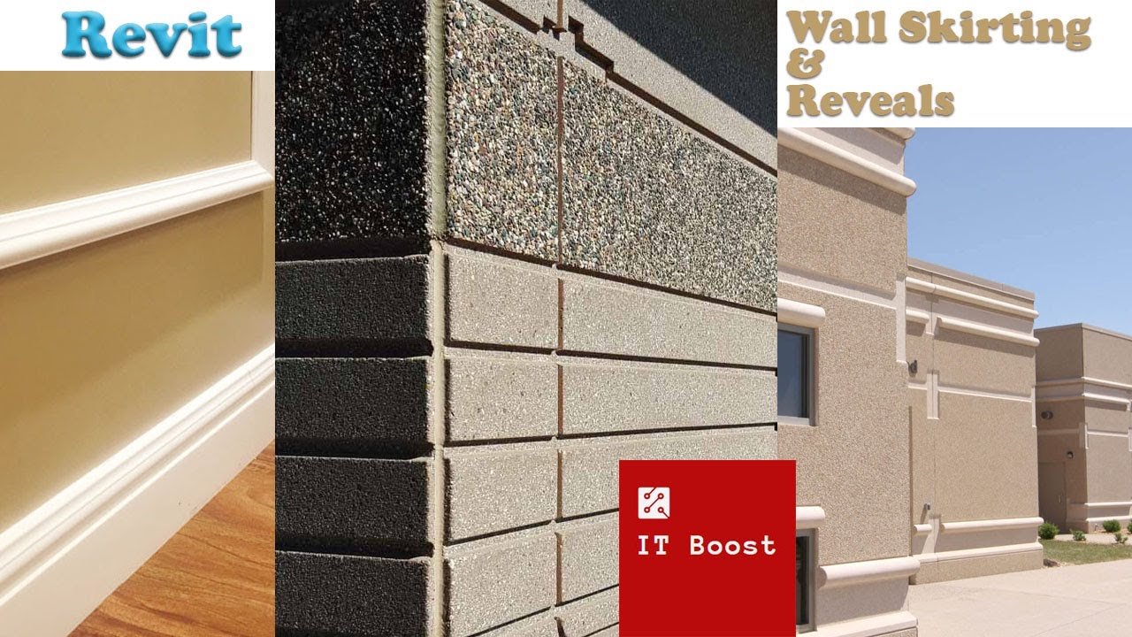 Revit | Wall Sweep & Reveals