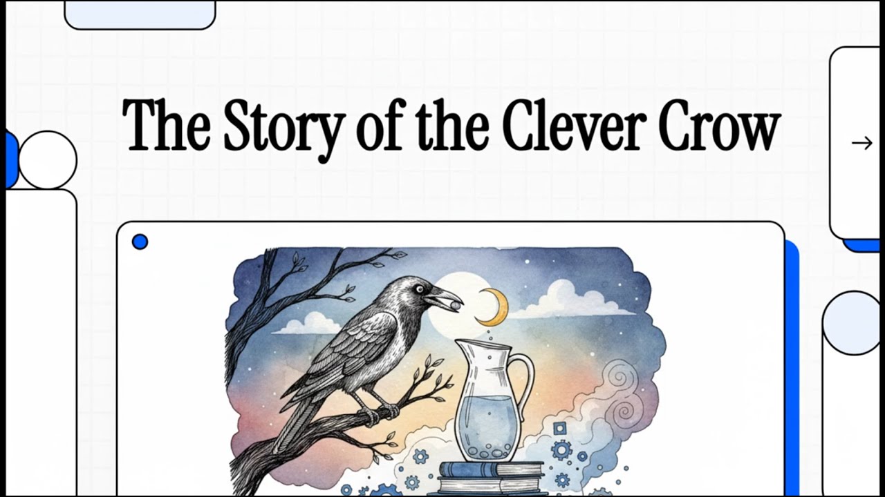 The Story of the Clever Crow | Bedtime Stories | Folk Stories | Moral Stories