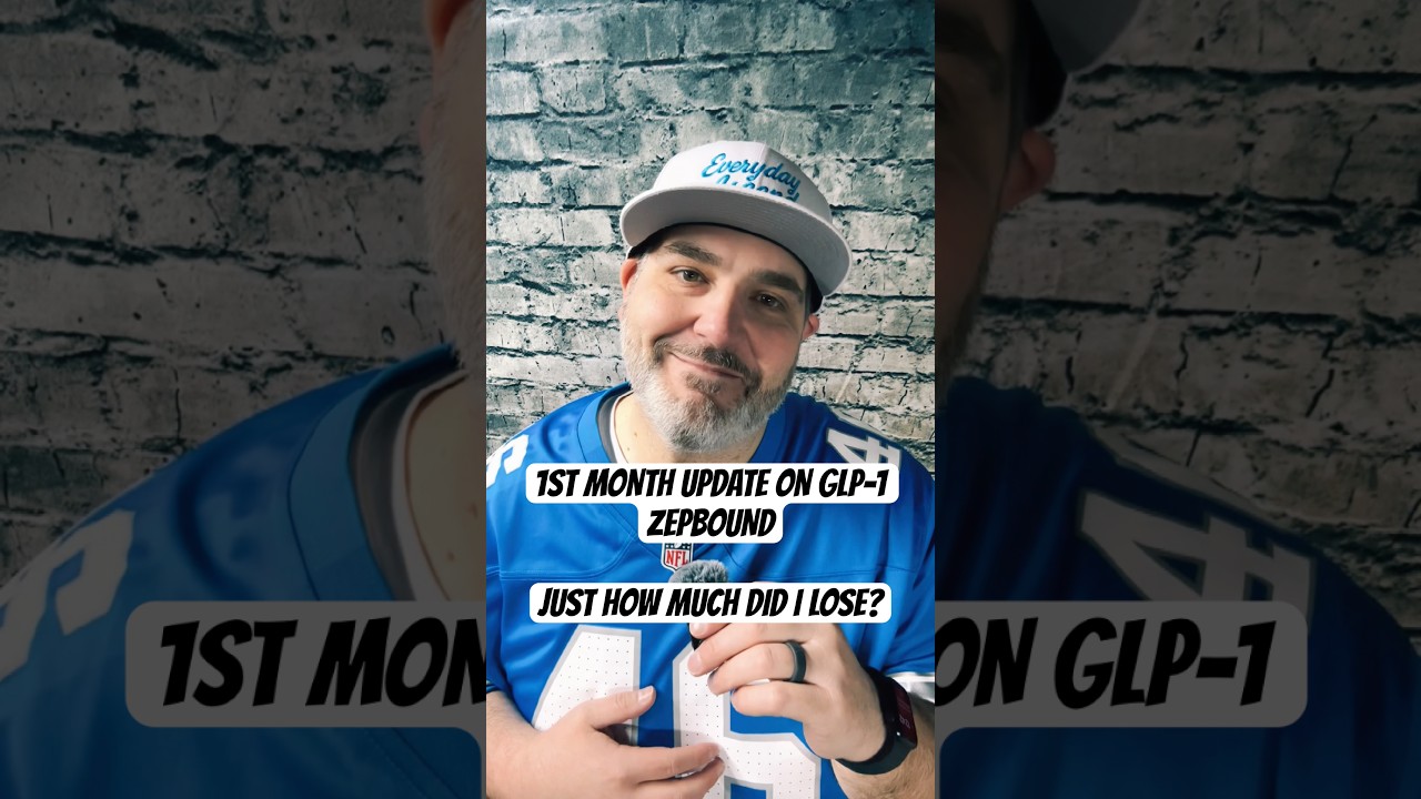 My first month on GLP-1 Zepbound Update #glp1 #zepbound #weightlossjourney