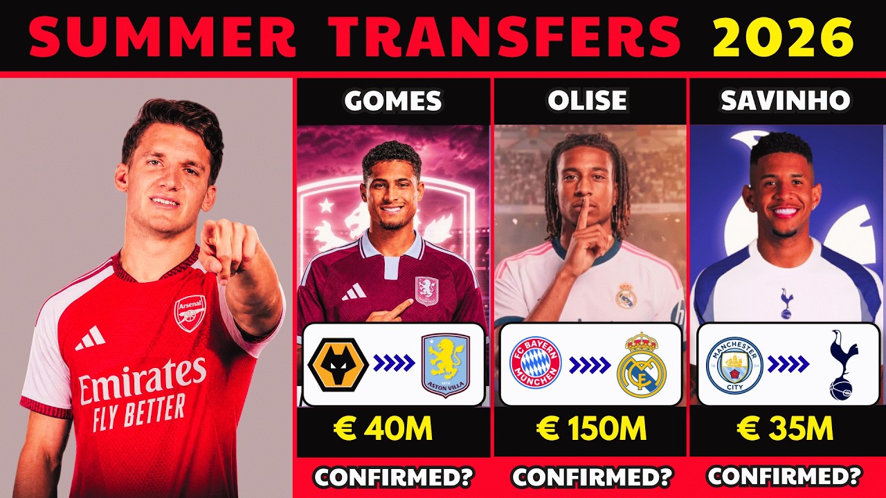 🚨 Latest Confirmed Transfers Summer 2026 🔥 Transfer News Today |Tzolis, Olise, Savinho & More
