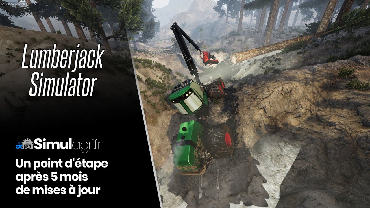 Un point d'&eacute;tape sur Lumberjack Simulator