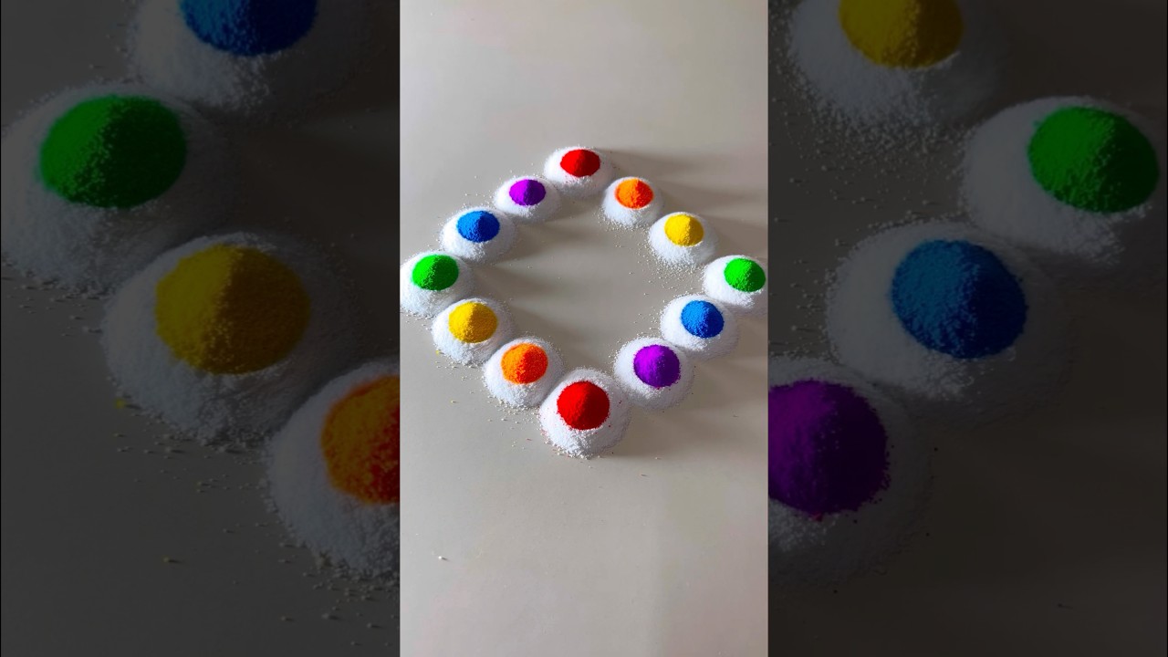 Rangoli designs for beginners #rangoli#rangolidesigns#rangoliforbeginners#shorts#diwalirangoli