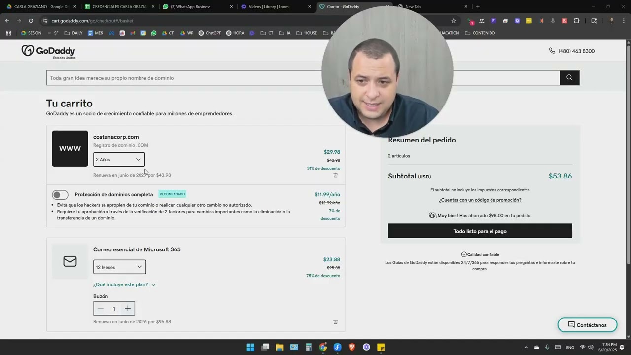Como comprar un dominio y un E mail Comercial