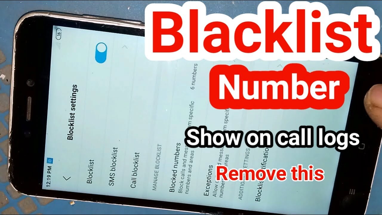 Blacklist number . Show on call logs , How to remove | Blacklist number kaise nikale | #Blocknumber