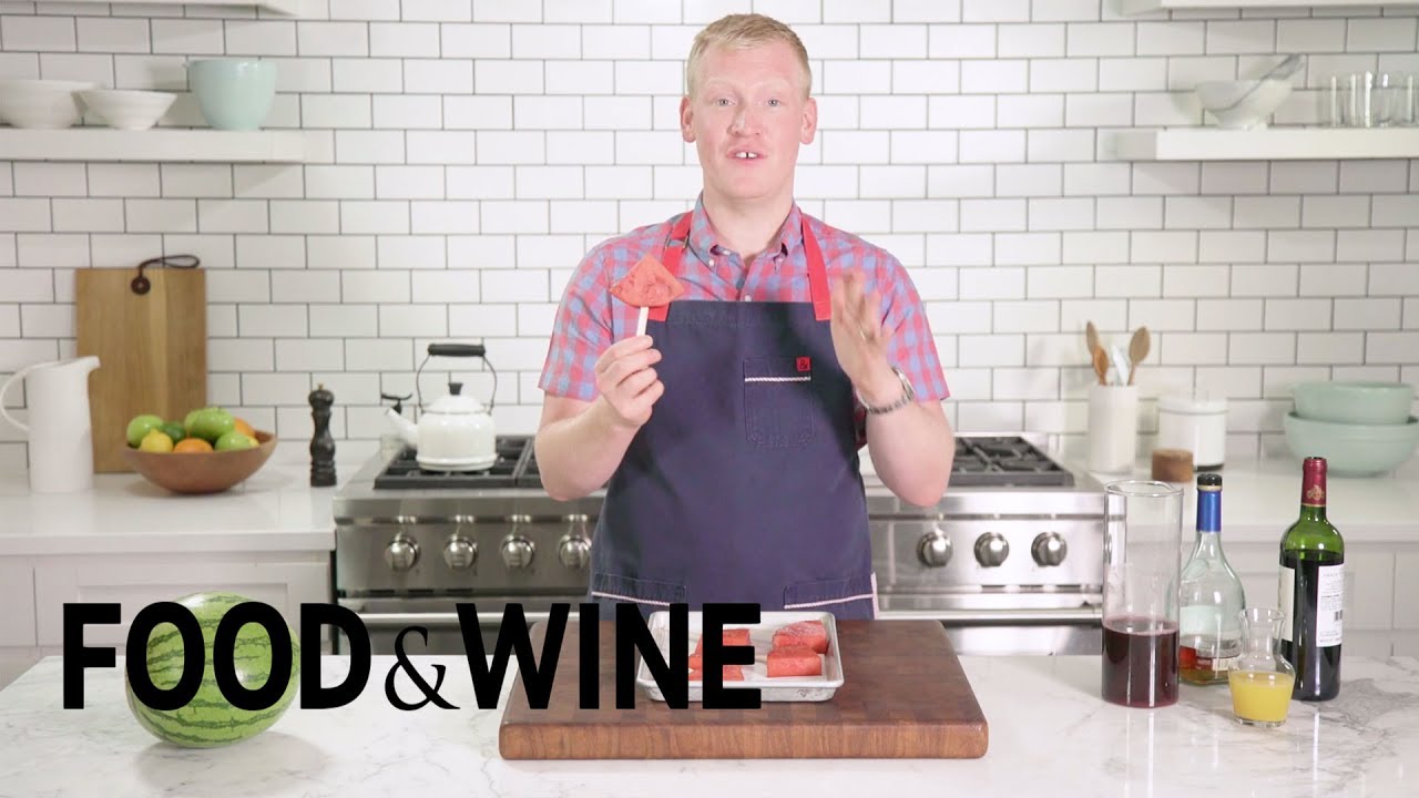 How to Make Sangria Watermelon Pops | Mad Genius Tips | Food & Wine
