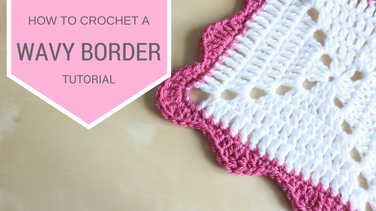 CROCHET: Wavy Border tutorial | Bella Coco
