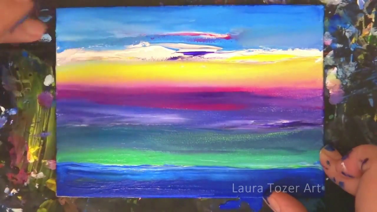 Painting a Beautiful Sunset, Without Using a Paintbrush #2