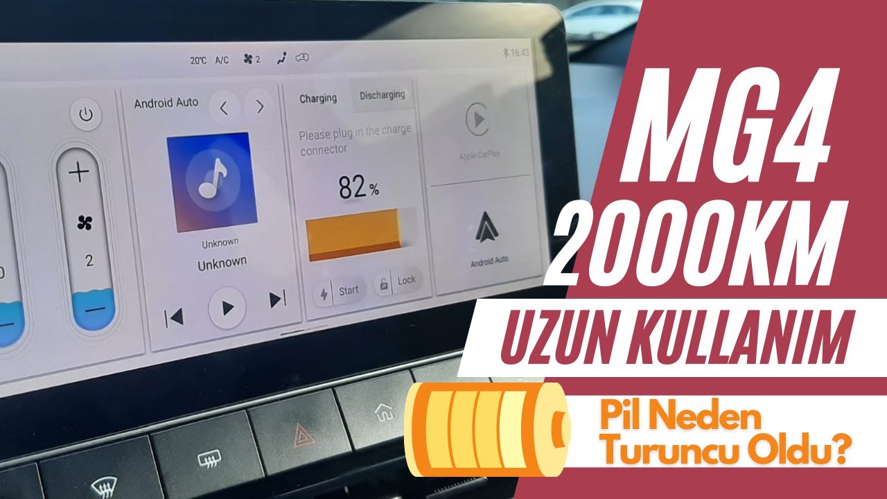Mg4 Aracımız İle 2000 km Uzun Kullanım. Turuncu Pil Neden Oldu? Mg Servis Nasıldı? #mg #mg4 #mg4ev