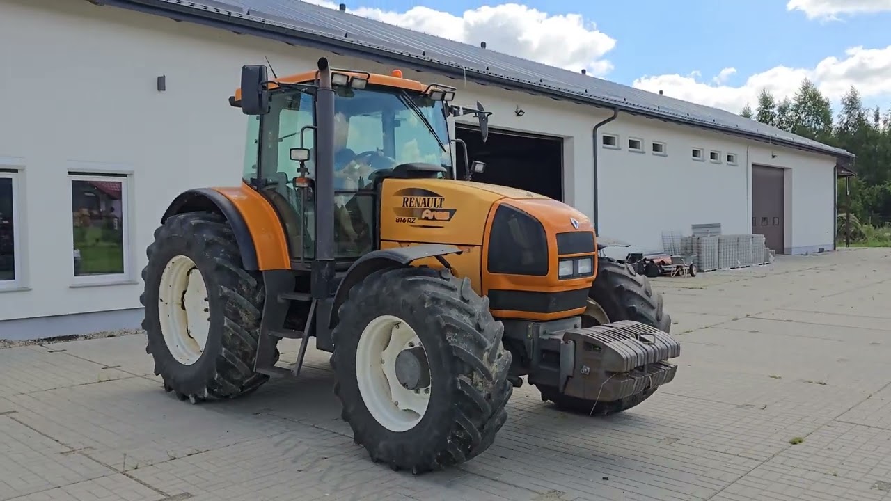 Ciągnik RENAULT Ares 816 RZ, 4x4 (John Deere 155 KM) klimatyzacja na aukcji Flotilo.pl
