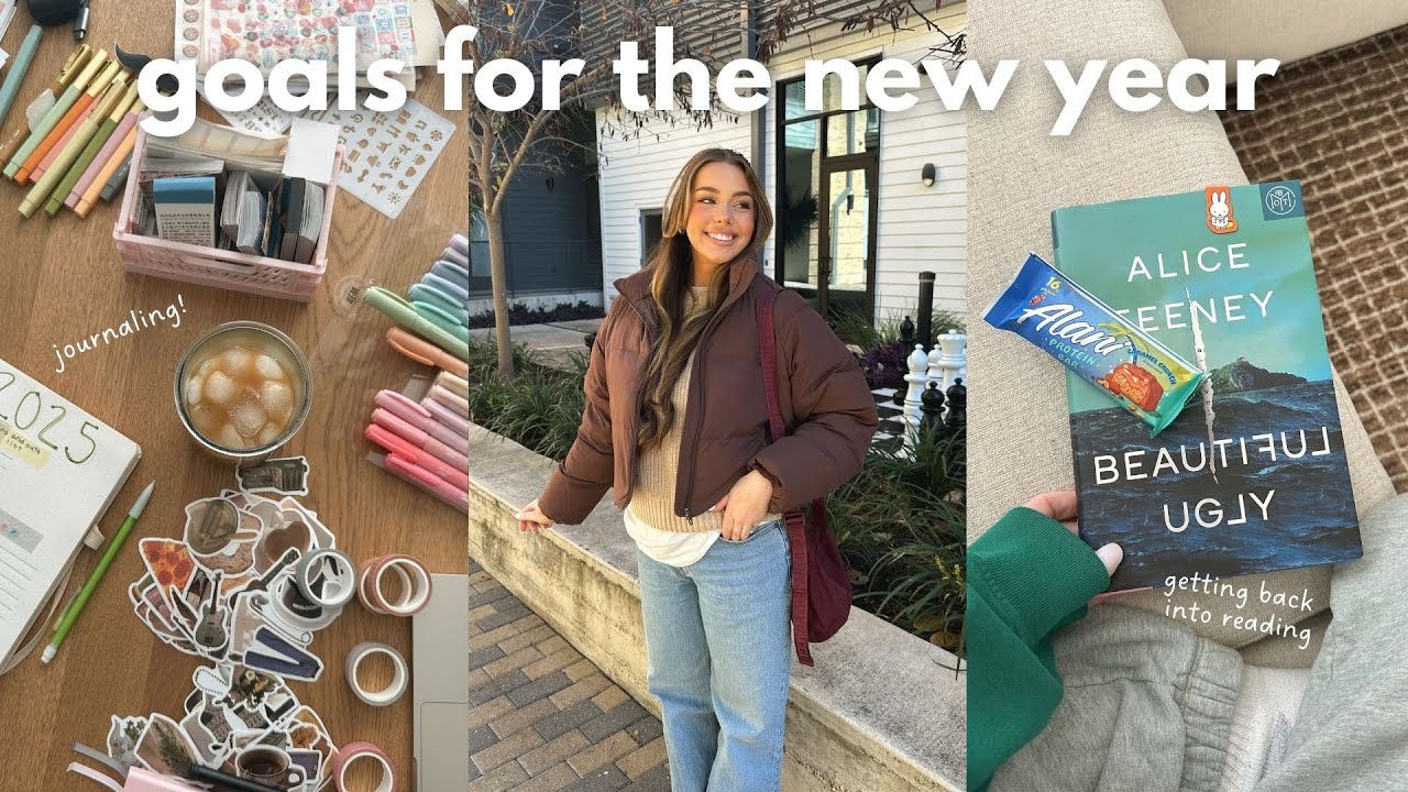 week in my life: 2025 ins & outs list, junk journaling, reading updates, + more