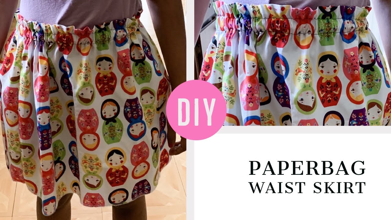 DIY Paperbag Waist Skirt Tutorial!