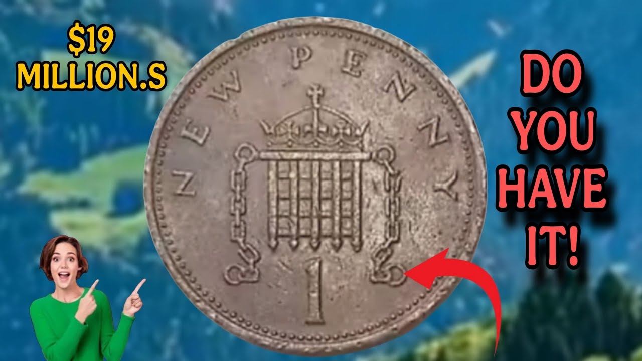 1995 UK 1 Pence Coin Worth $28 Million  Rarest one coin??