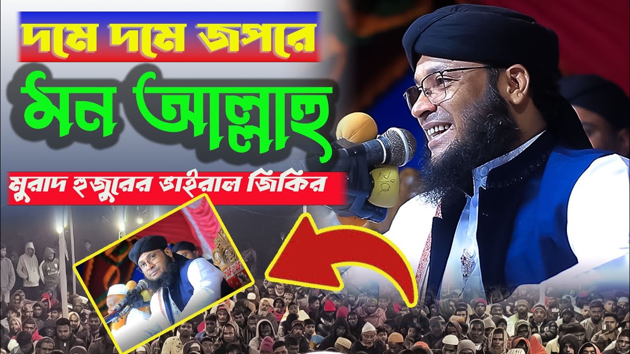 দমে দমে জপরে মন আল্লাহু মুরাদ চৌধুরীর জিকির 
