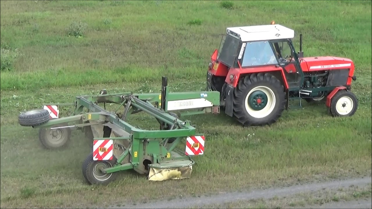 Zetor Crystal 12111 s rotačkou Krone