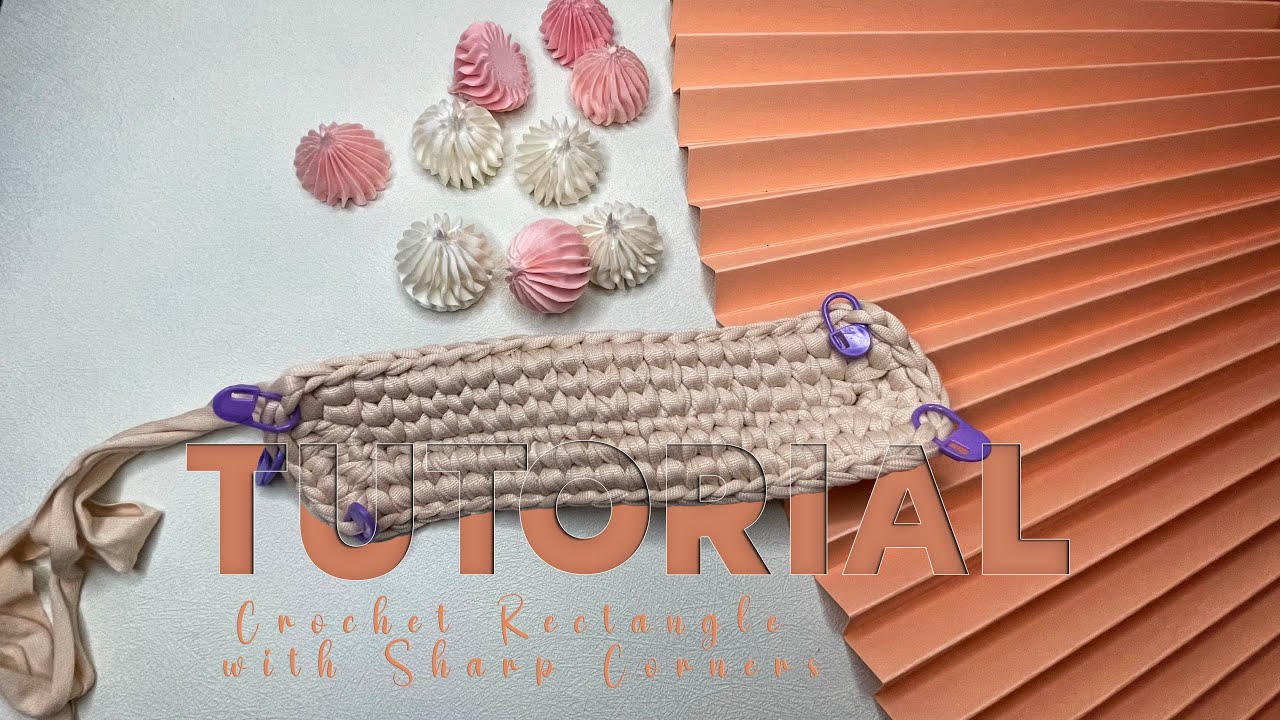 How to Crochet Perfect Sharp Corners | Clean Edge Tutorial #fyp