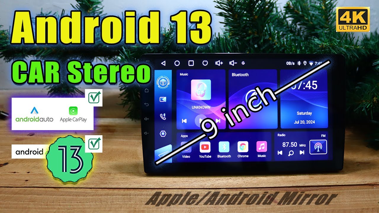 Как установить автомобильную магнитолу Android 13 на 9 дюймов