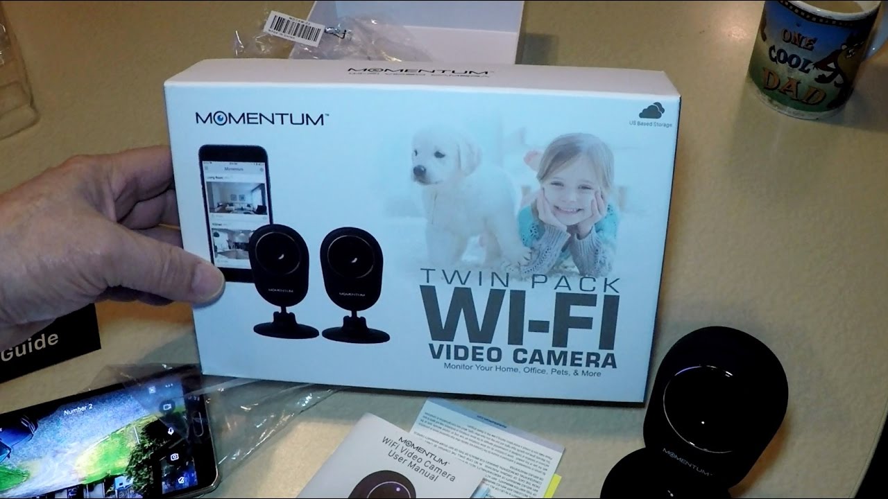 Momentum Wi Fi Security Camera Set up and Review