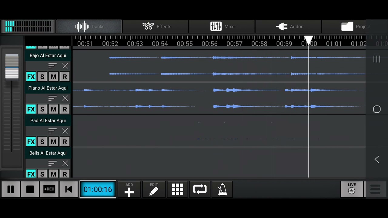 Multitrack al estar aquí Danilo Montero.