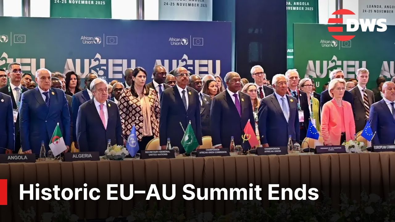 FULL CLOSING REMARKS: Historic EU–AU Summit End in Angola | Peace, Trade & Development Talks | AQ1E