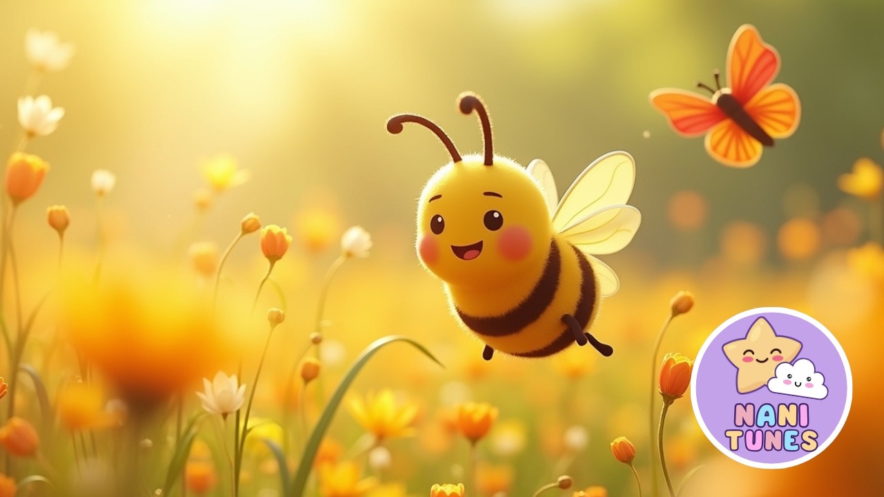 🌈🐝 Abelhinha Zumbidora | Música Infantil para Brincar e Aprender 🎶🌼