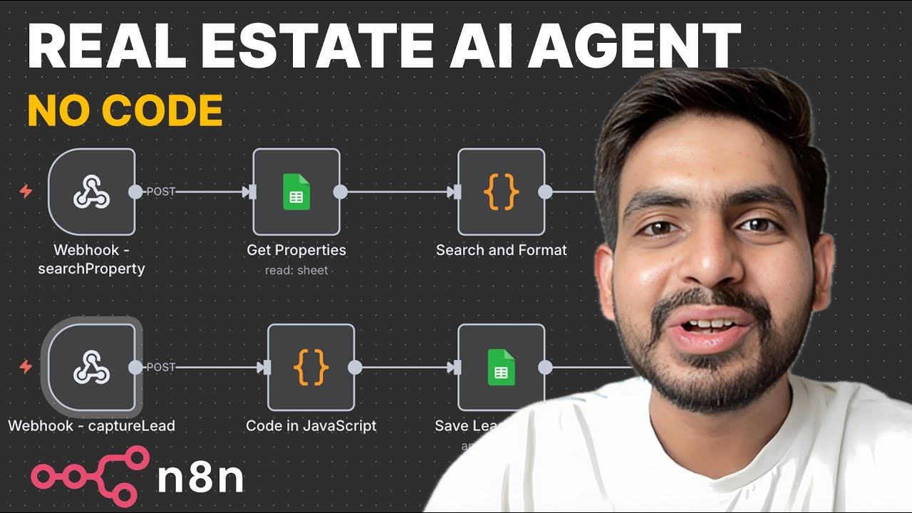 Build a Real Estate AI Voice Agent in 16 Minutes (n8n+FREE Template)