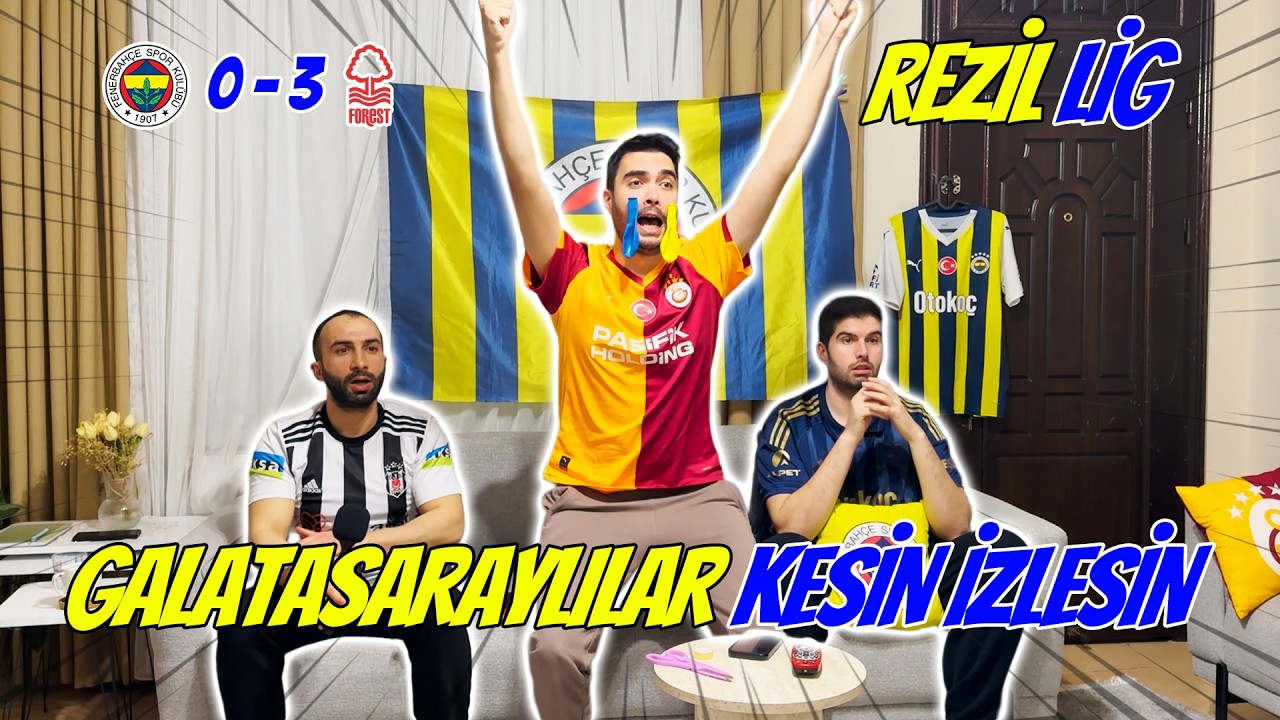 FENERBAHÇE - NOTTINGHAM FOREST MAÇI TEPKİ VİDEOSU! #fenerbahçe