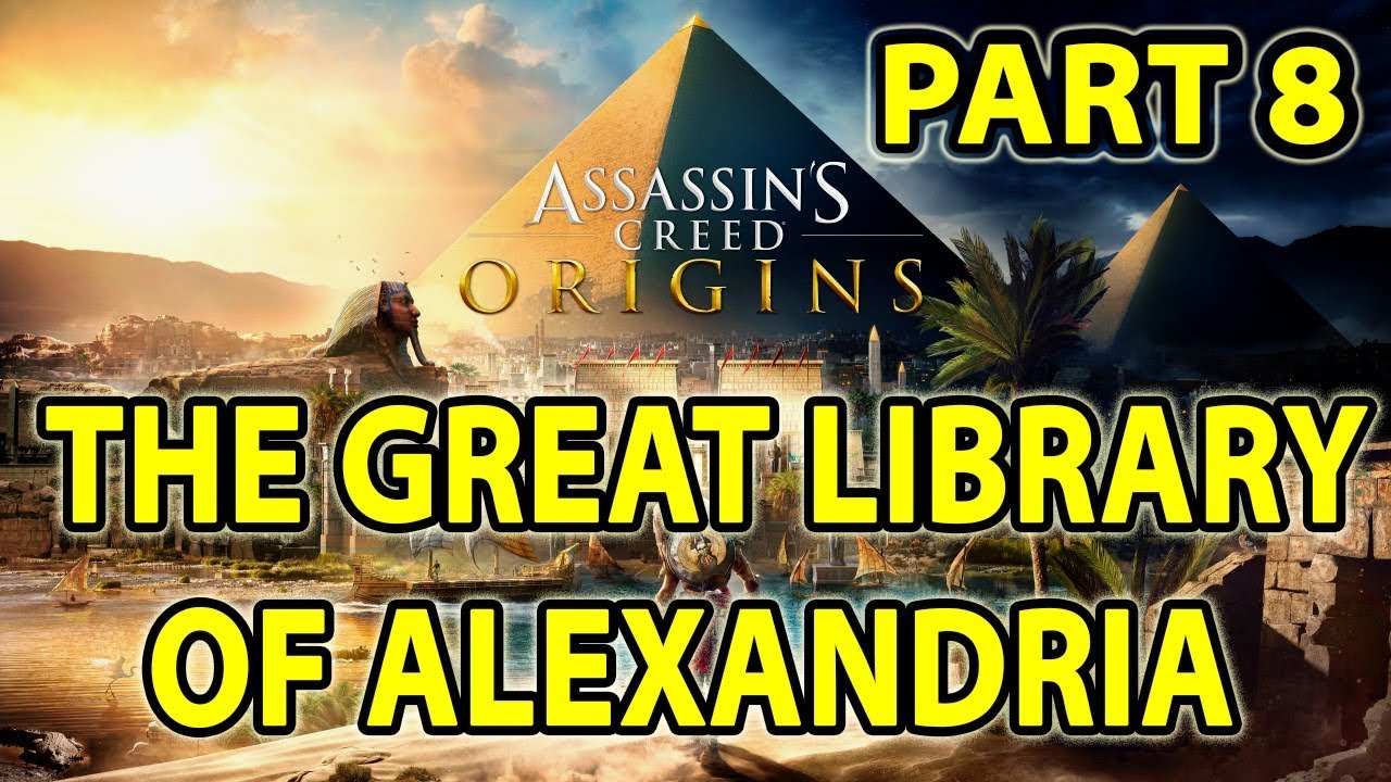 Assassin's Creed: Origins Ancient Egypt The Great Library Of Alexandria Tour - Part 8