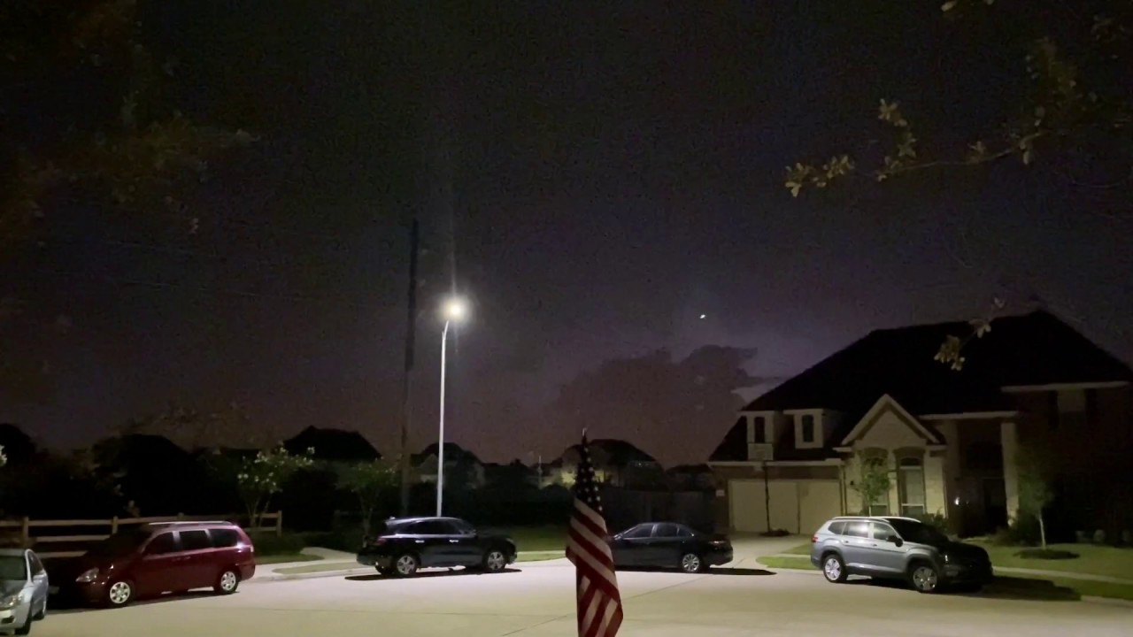 Non-Stop Lightning at Four in the Morning!