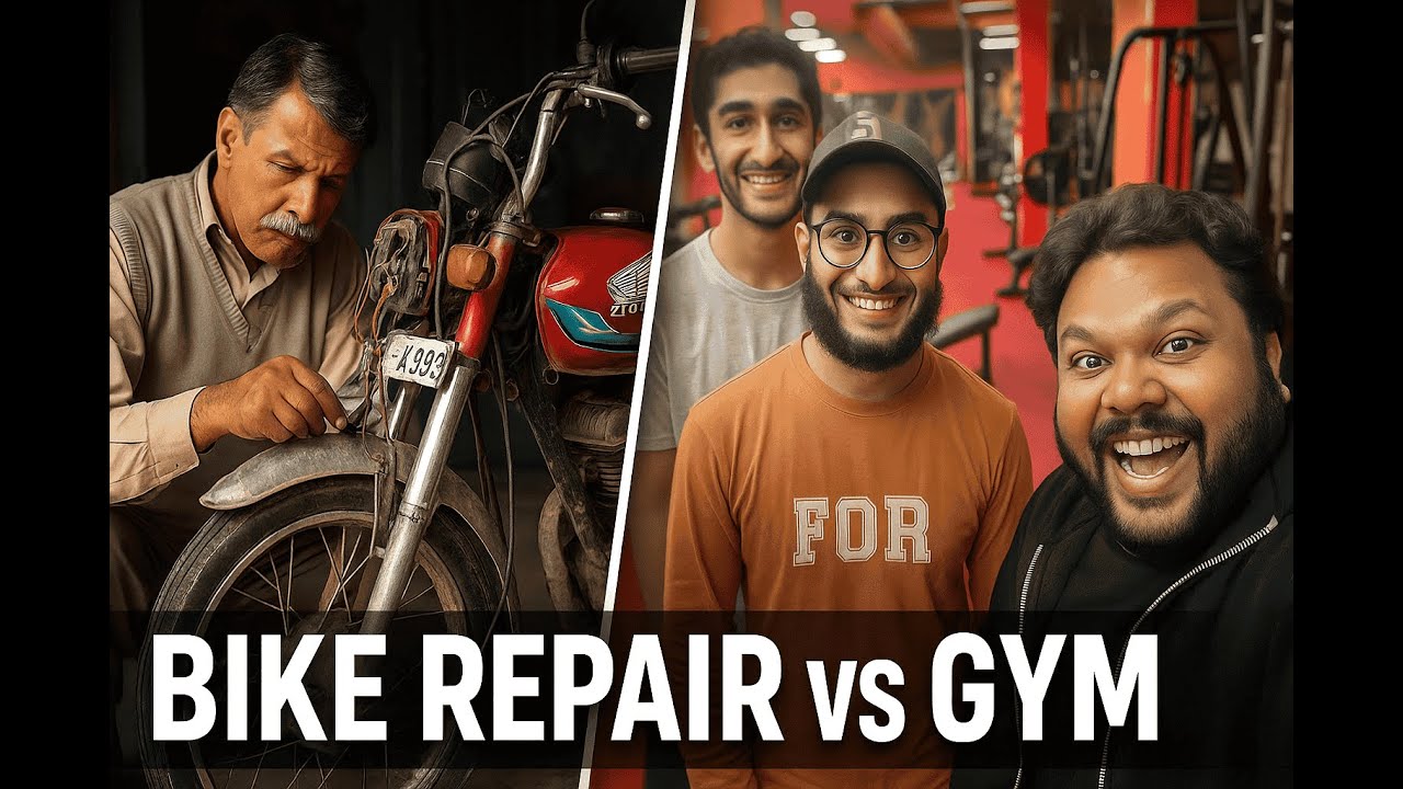 Purani Bike Ko Naya Banaya | Mechanic Se Gym Tak Full Masti Vlog