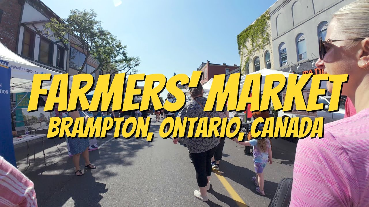 Farmers' Market, Brampton, Ontario, Canada | Virtual Walks