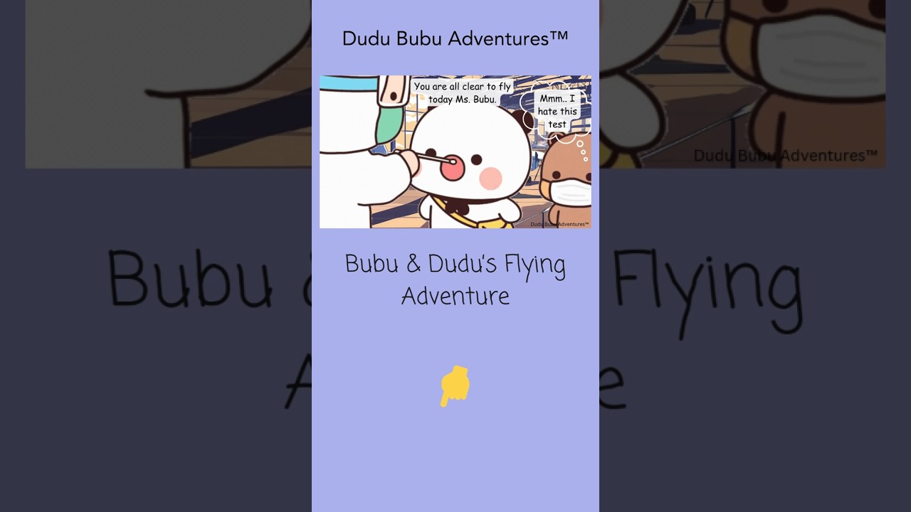 Bubu Dudu's Flying Adventure (watch full video) ✈️🐻 #shorts #bubududuvideos #bearpanda
