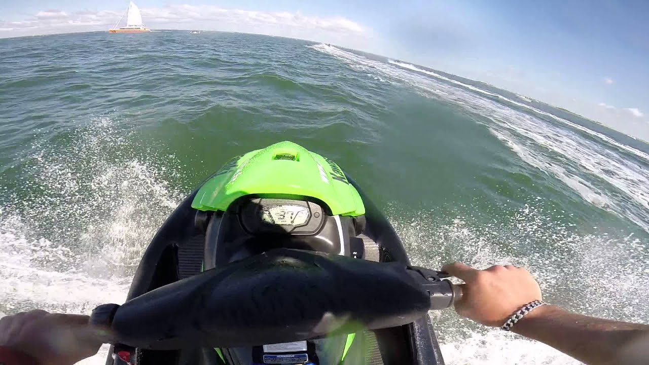 Jet ski ballade stx 15f sur le bassin d'arcachon