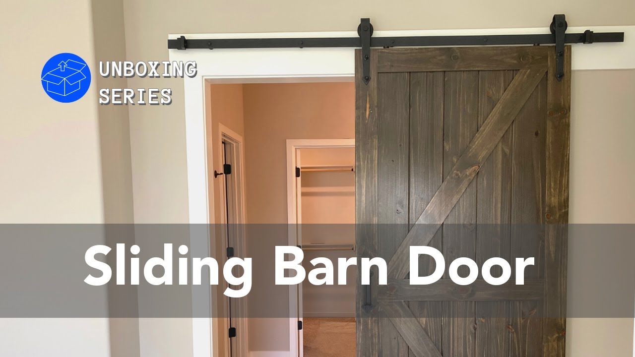 Unboxing the Tajima Soft Close Sliding Barn Door Hardware