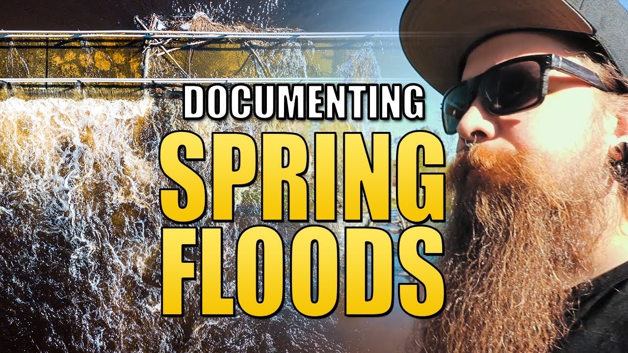MASSIVE Spring floods 2018 in J&auml;rvs&ouml;, Sweden