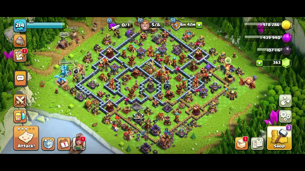 Gaming coc rush #viralvudeo#long video