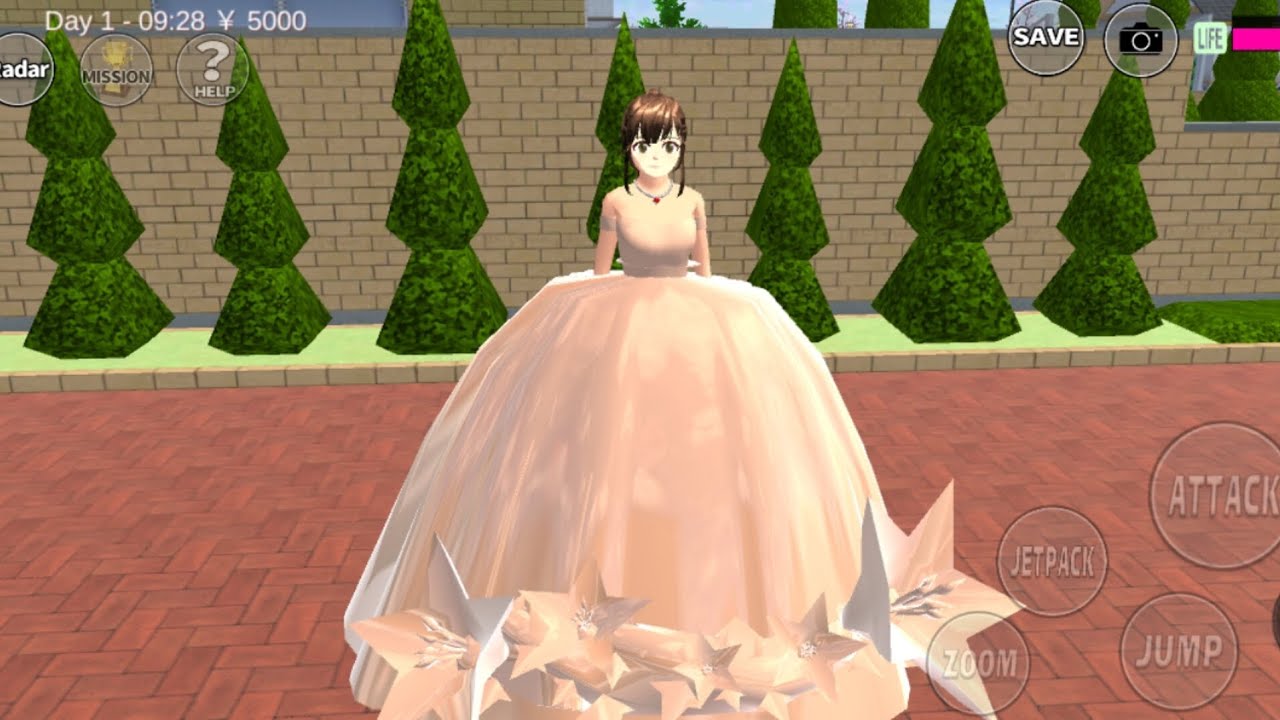 🌷 Skin Colour Princess  Dress tutorial | Sakura School Simulator ✨