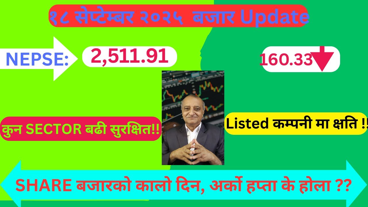18/09/2025 || Market Analysis || कुन SECTOR बढी सुरक्षित!!  || अबको बाटो कता ??