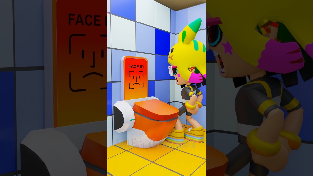 Future Toilets 🤣 PK XD Funny Moments #memes #funny #animation #pkxd #shorts