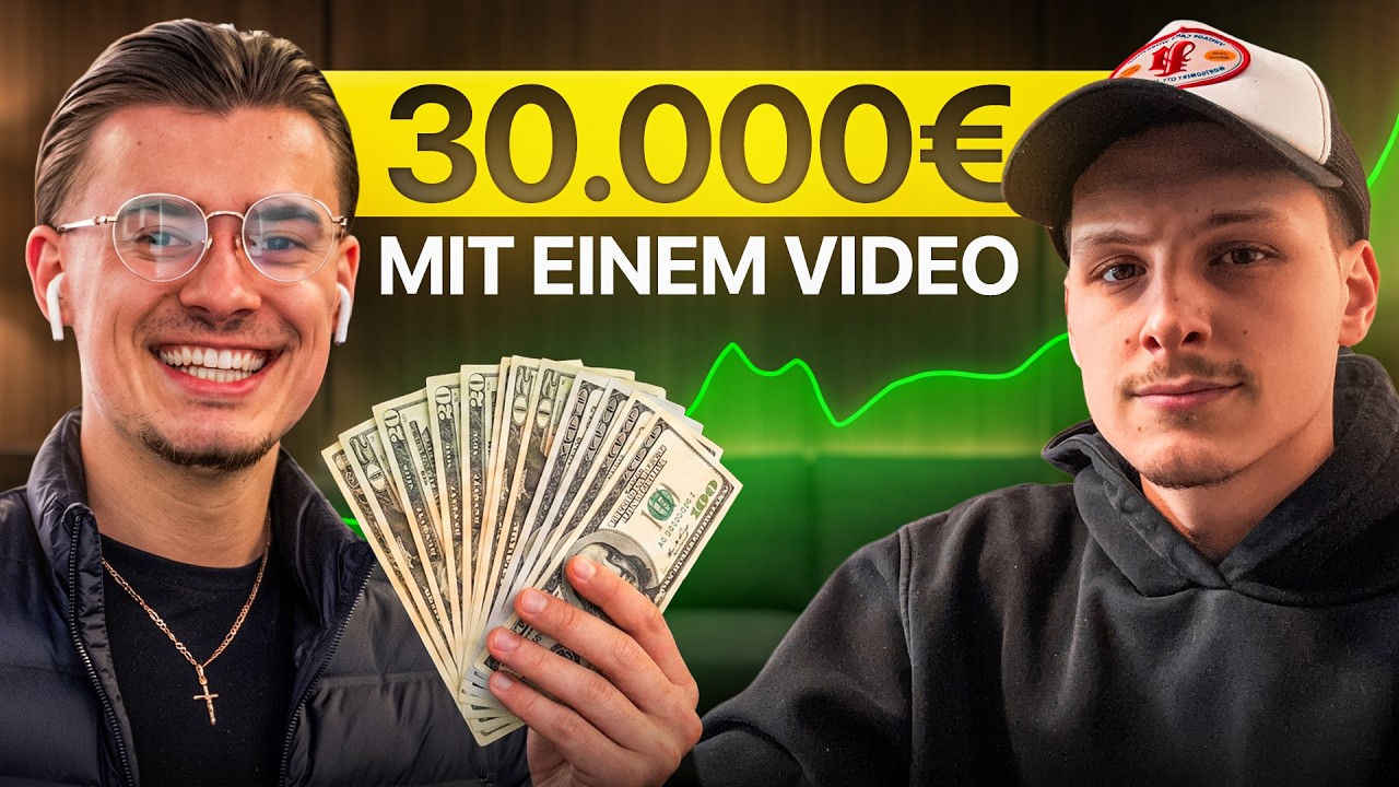 30.000€ Umsatz mit NUR 3 Videos - 40 Views = 1 Lead