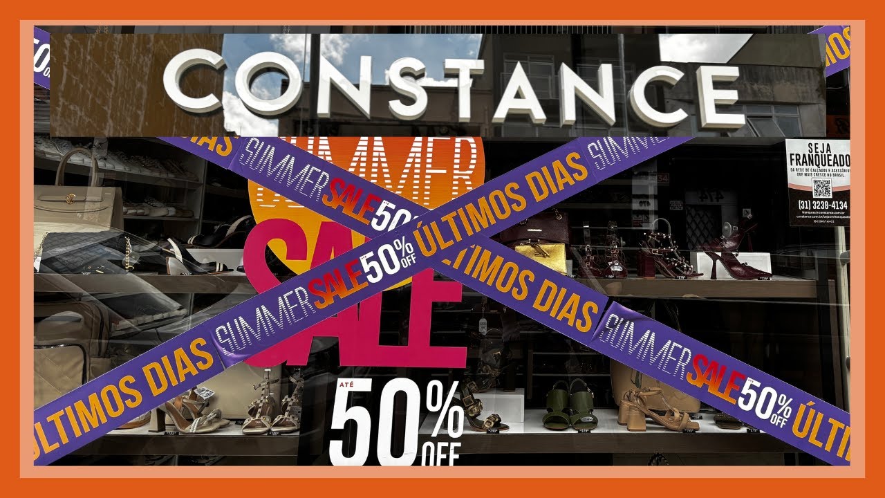 TOUR Completo na CONSTANCE: Os melhores SAPATOS e BOLSAS da LOJA!