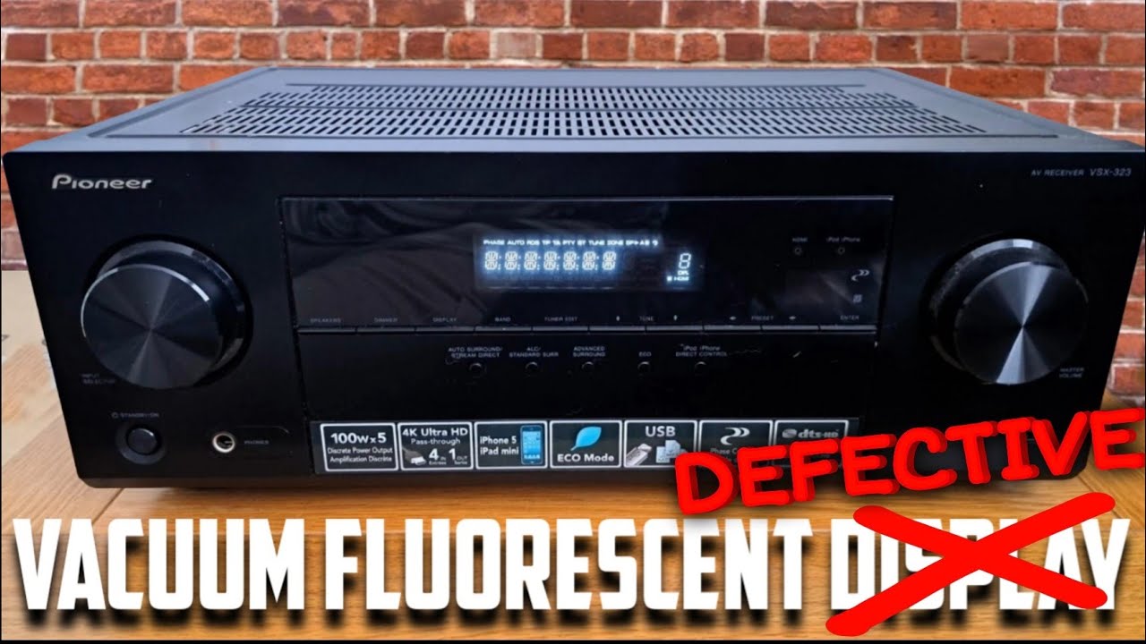 PIONEER VSX-323 Amplifier with Malfunctioning Display, Can it be Fixed?