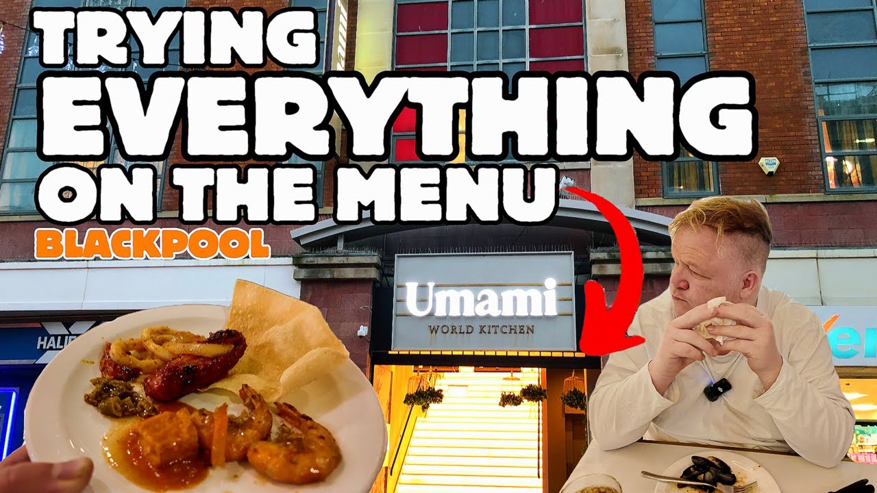Попытка приготовить более 100 блюд в буфете Umami в Блэкпуле.