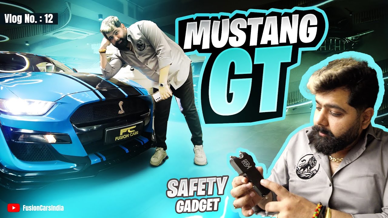 Ye konsa gadget le aae aaj 🧐 Mustang GT 😍 #fusioncars #Vlog12