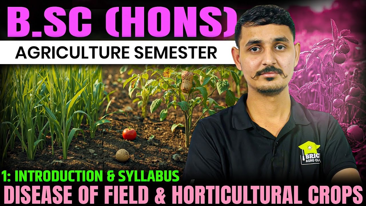 disease of field and horticultural crops and their management 2 bsc agriculture classes