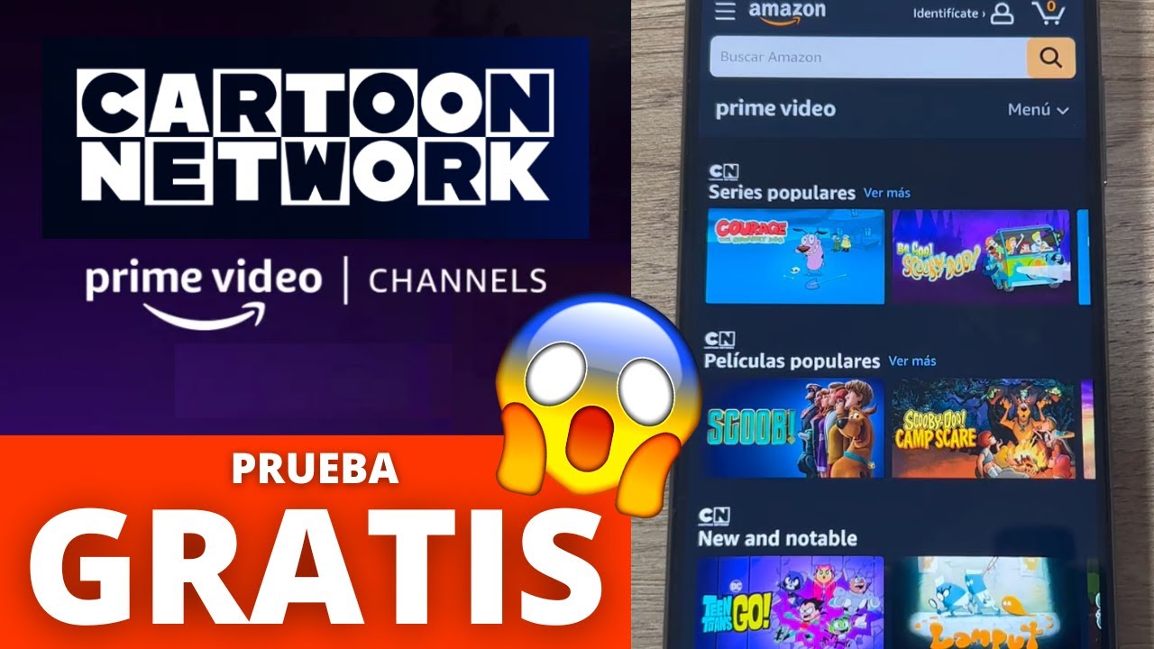 😍C&oacute;mo ver CARTOON NETWORK GRATIS 2025 [Prueba Gratis por 7 d&iacute;as]✅Amazon Prime Video Channels HBO Max
