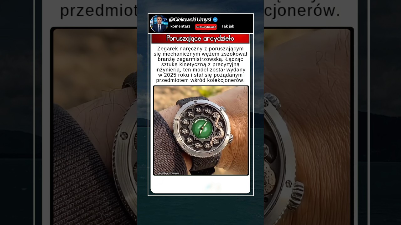 Jeden z najfajniejszych zegarków, jakie kiedykolwiek widziałem 