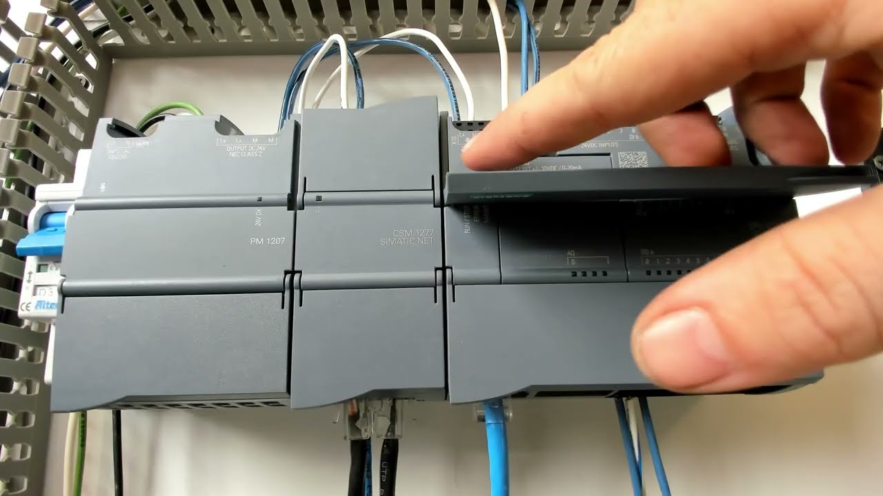 Wiring a Siemens S7 1200 PLC