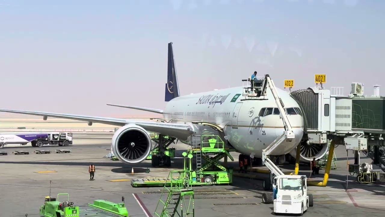 Gate for Departure - Saudi Airlines 