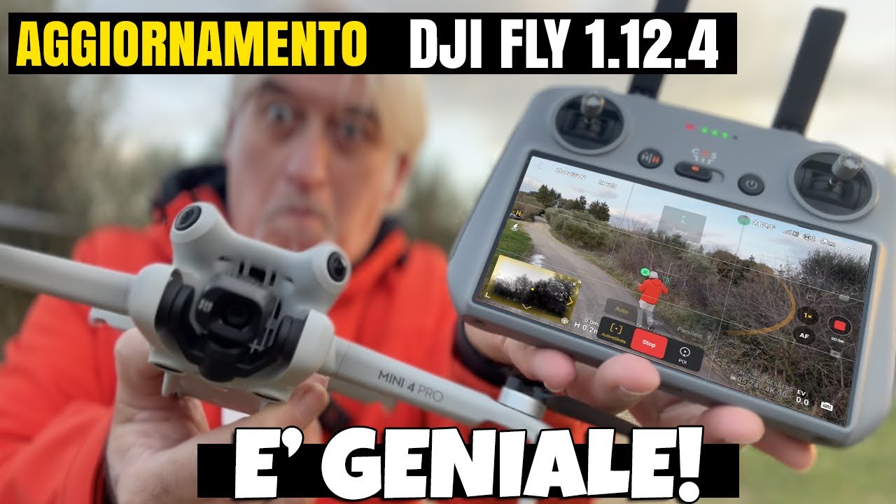 5 NUOVE FUNZIONI del DJI MINI4 PRO con la DJIFLY 1.12.4 ORA è GENIALE! ma VANNO anche su AIR3!
